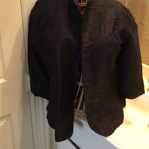 Black silk lined jacket in PL